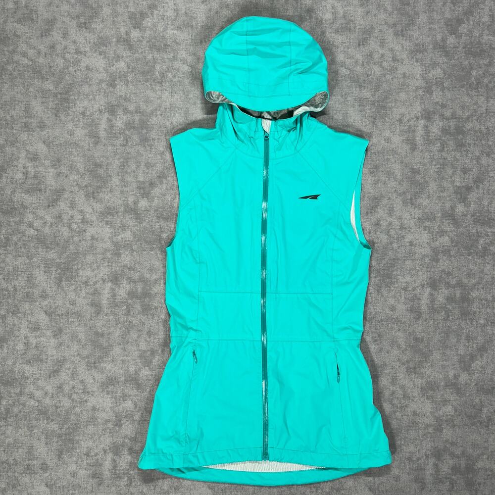 Altra Wasatch Zero H2O running vest womens XS Waterproof Hooded Full Zip